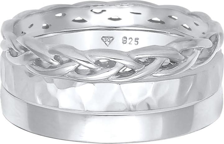 Elli Organic, Ring Set (54, 925 Silber)