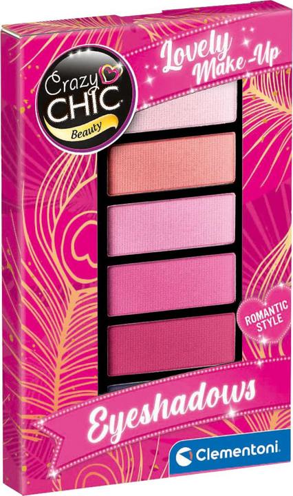Actual product image Clementoni Crazy Chic Lidschatten im romantischen Stil, 8 Stück.