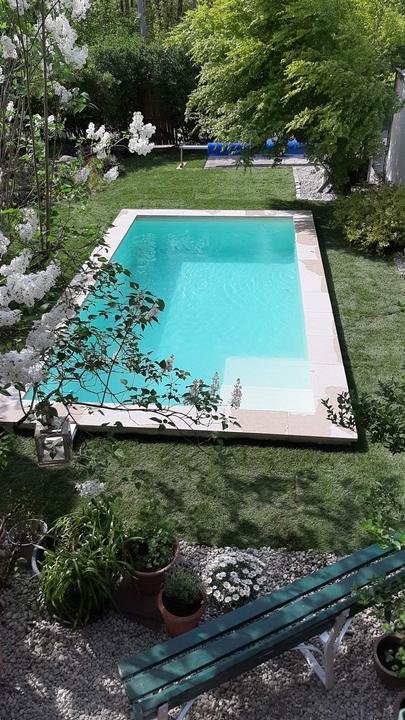 Produktbild Poolomio Poolinnenfolie für Rundbecken Sandfarben Ø 350 x 120 cm | 0,6 mm
