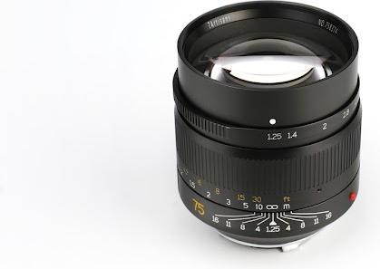 Actual product image 7artisans 75mm F1.25 Leica M (Leica M, full size)