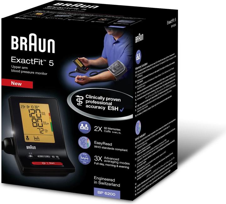 Actual product image Braun ExactFit 5 - BP6200 (Blood pressure monitor upper arm)