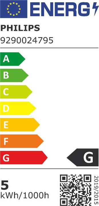 Energie-Label Philips Hue White (E14, 4.50 W, 300 lm, 2 x, G)