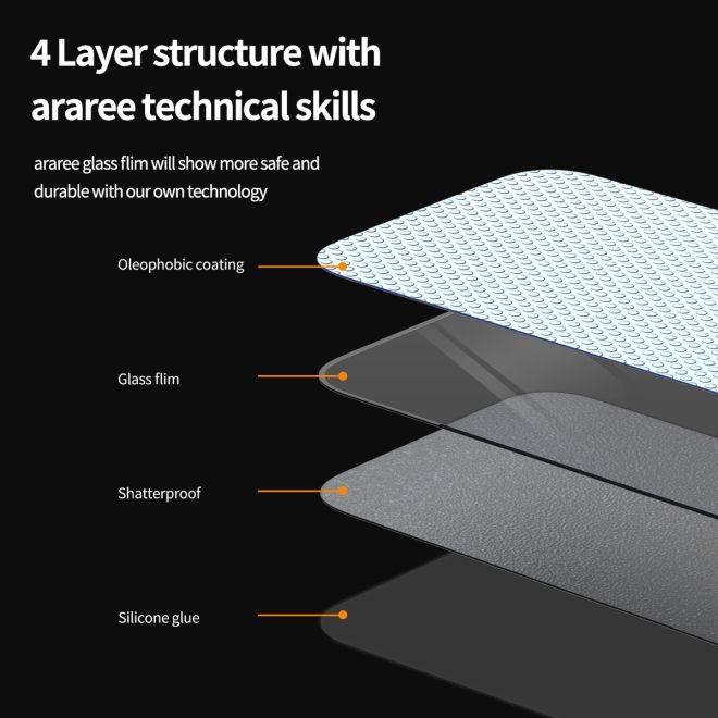 Produktbild Araree CLASS Panzer Glas Displayschutz Easy Install Kit (1 Stück, Apple iPhone 16 Pro Max)