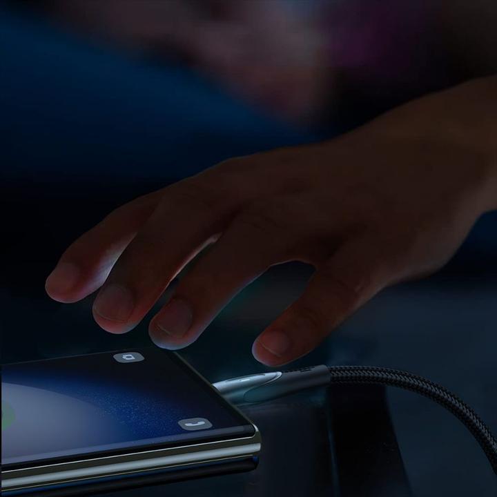 Actual product image Joyroom Star-Light Series SA27-CC5 USB-C / USB-C cable 100W 1.2m - black (1.20 m, USB 2.0)