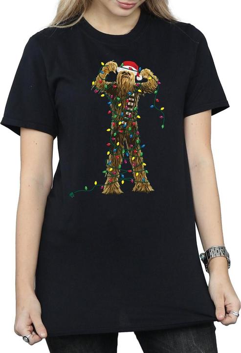 Produktbild Star Wars Chewbacca Christmas Lights TShirt (XL)