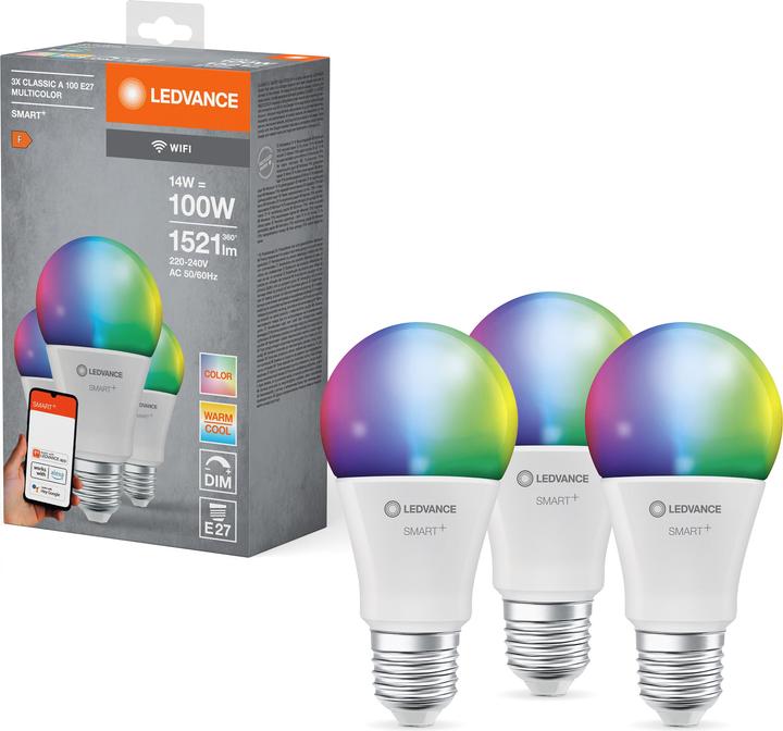 Image du produit Ledvance Smart+ (E27, 14 W, 1521 lm, 3 x, F)