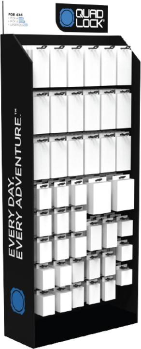 Actual product image Quad Lock POS - Cardboard Display