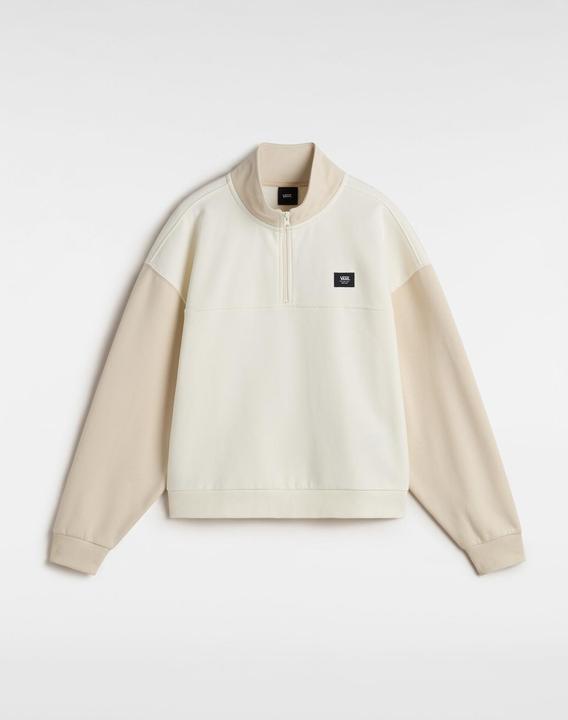 Produktbild Vans Colorblock Half Zip Mock Marshmallow/Oatmeal (XL)
