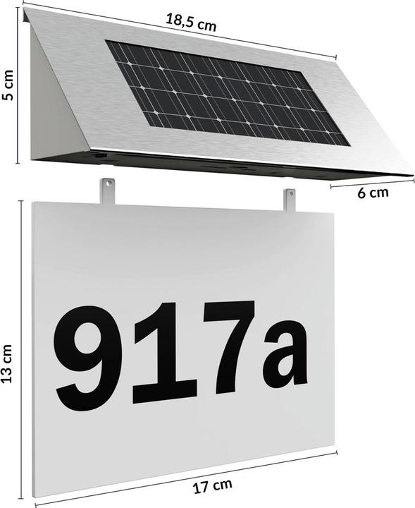 Produktbild Monzana Solarhausnummer