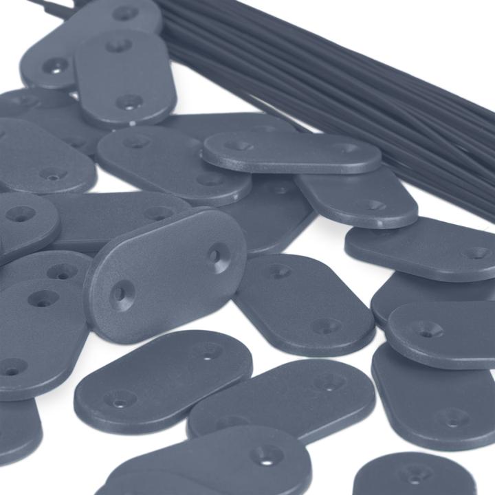 Image du produit Relaxdays 52 pcs. fixation pare-vue (10 cm)