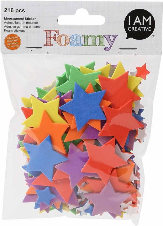 Actual product image I Am Creative Sponge rubber shapes