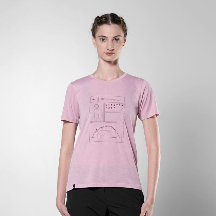 Actual product image Salewa Eagle Pack Dry'Ton T-Shirt Da (S)