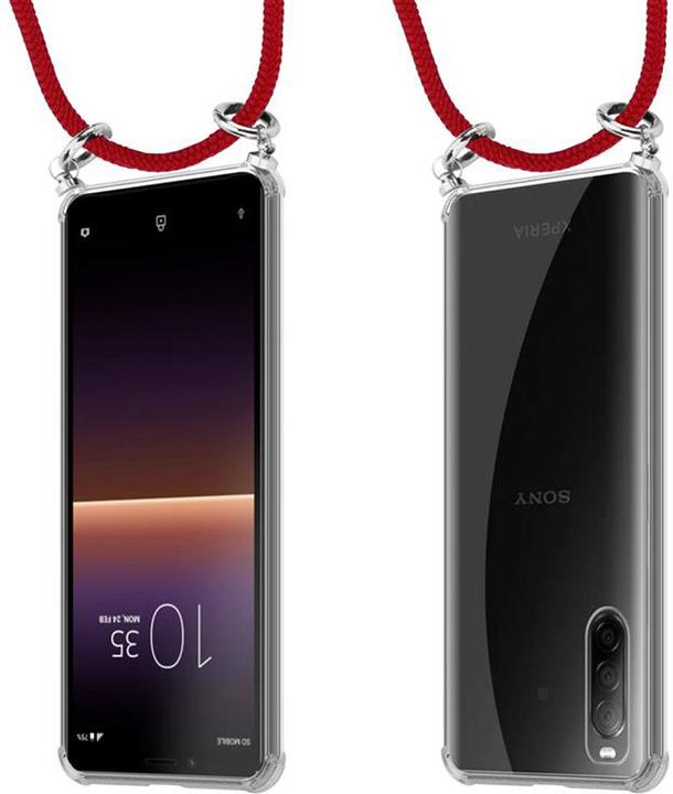 Produktbild Cadorabo TPU Handy Kette SILBER Cover
