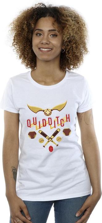 Actual product image Womens/Ladies Quidditch Golden Snitch Cotton T-Shirt (L)