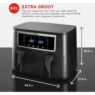 Immagine prodotto Bourgini Friggitrice Duo Health 2x4.0L