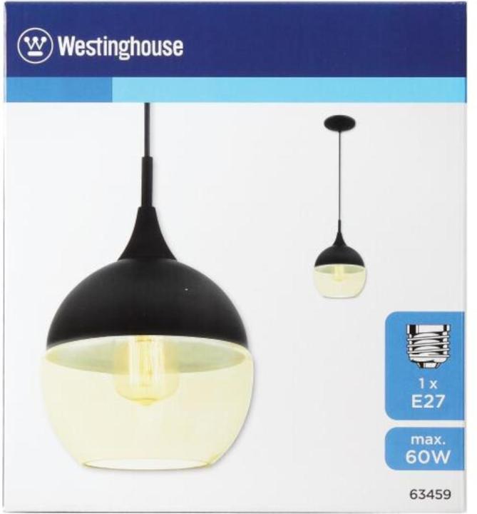 Actual product image Westinghouse Pendant Lamp Art Déco Black with 1 Lamp (E27)