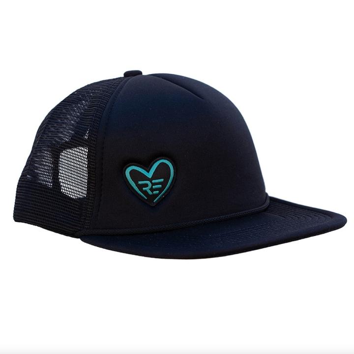 Ride Engine RE Heart Trucker Hat (One Size)