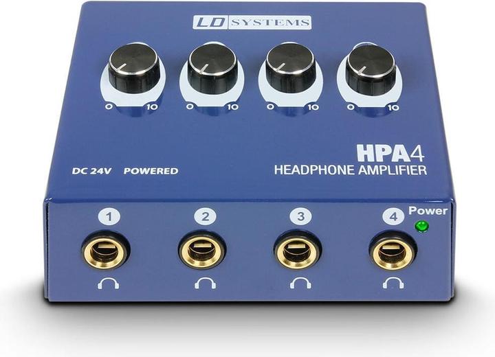 Immagine prodotto LD Systems Amplificatore per cuffie LDHPA4 Bla (Controllo del tono)