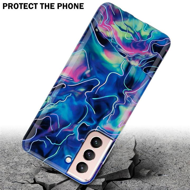 Produktbild Cadorabo IMD TPU Bunter Marmor Cover (Samsung Galaxy S21 5G)