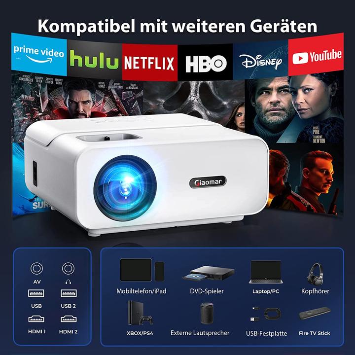 Produktbild Giaomar C12 Full HD Beamer