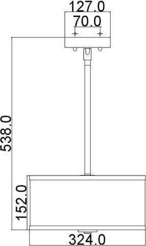 Immagine prodotto Elstead Lighting Prospect Park lampada a sospensione E27 doppia in nichel satinato, cromo (E27)