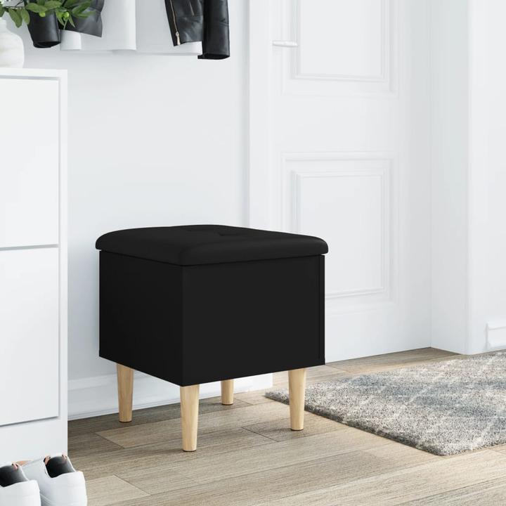 Immagine prodotto VidaXL Panca con vano portaoggetti nera 42x42x46 cm (42 cm)