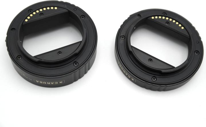 Produktbild Caruba Extension Tube Set Sony E Serie Chrom APS C und FULL FRAME (Version II) (Makro-Zwischenring, Sony E)