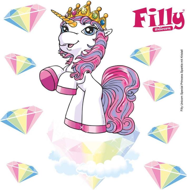 Actual product image Wall-Art Filly Unicorn Special Princess Sparkle (70 x 70 cm)