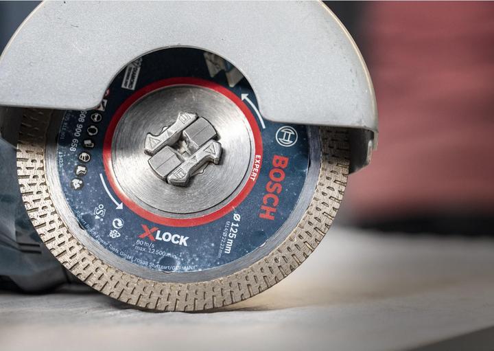 Actual product image Bosch Professional Zubehör EXPERT HardCeramic X-LOCK diamond cutting discs, 125 x 22.23 x 1.4 x 10 mm