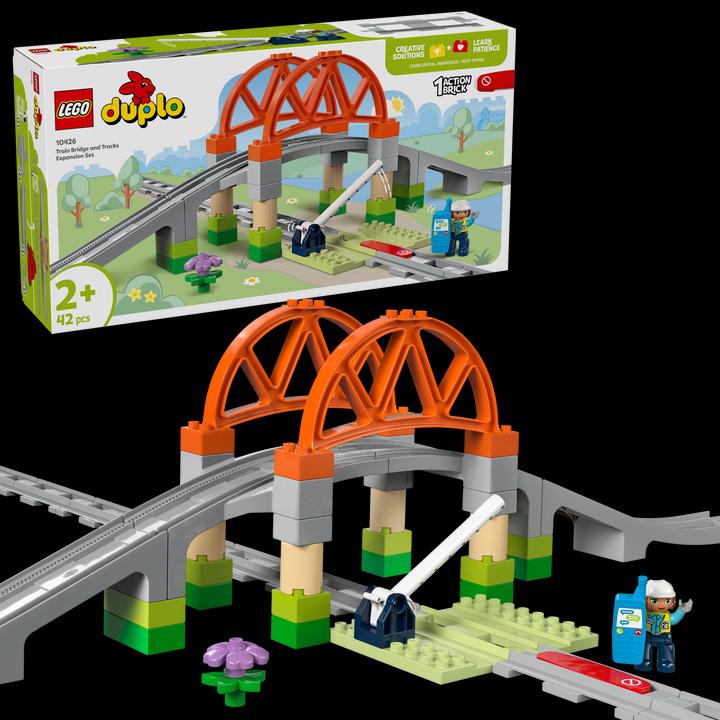 Actual product image LEGO Railway bridge and rails - extension set (10426)