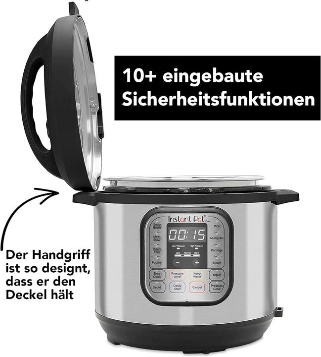 Produktbild Instant Pot Duo 7,6L multicooker 7-in-1 - snelkookpan - pressure cooker - rijstkoker - slowcooker - stomer -