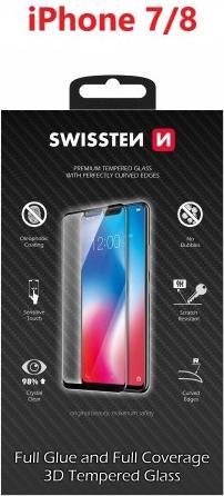 Produktbild Swissten Ultra Durable 3D Full Glue Glass (1 Stück, Apple iPhone 8, Apple iPhone 7)