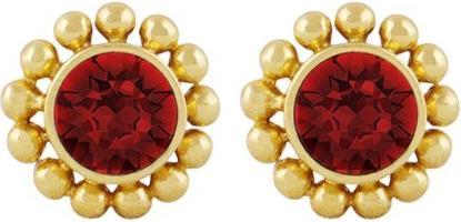 Image du produit Steinkult Boucles d'oreilles "Amy" de (Laiton, Pierre de cristal, Plaqué or 18 carats)