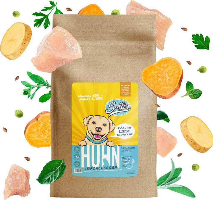 Sollis Nourriture sèche pour chiens Poulet 12kg (Regular) (Adulte, 1 pcs, 12000 g)