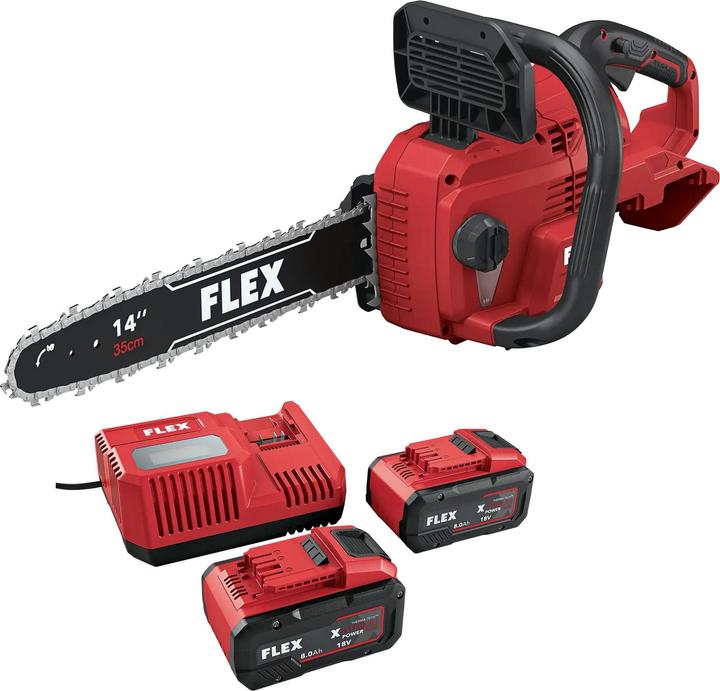Actual product image GCS Akumuliatorinis grandininis pjūklas FLEX 35 2x18-EC (Battery chain saw)
