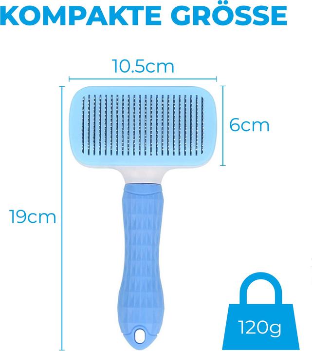 Actual product image Quick Aid Self Cleaning Pet Brush (Cat, Dog, 2016 ml)