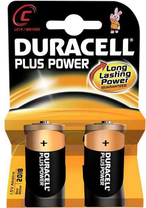Produktbild Duracell Plus (2 Stk., C, 7750 mAh)