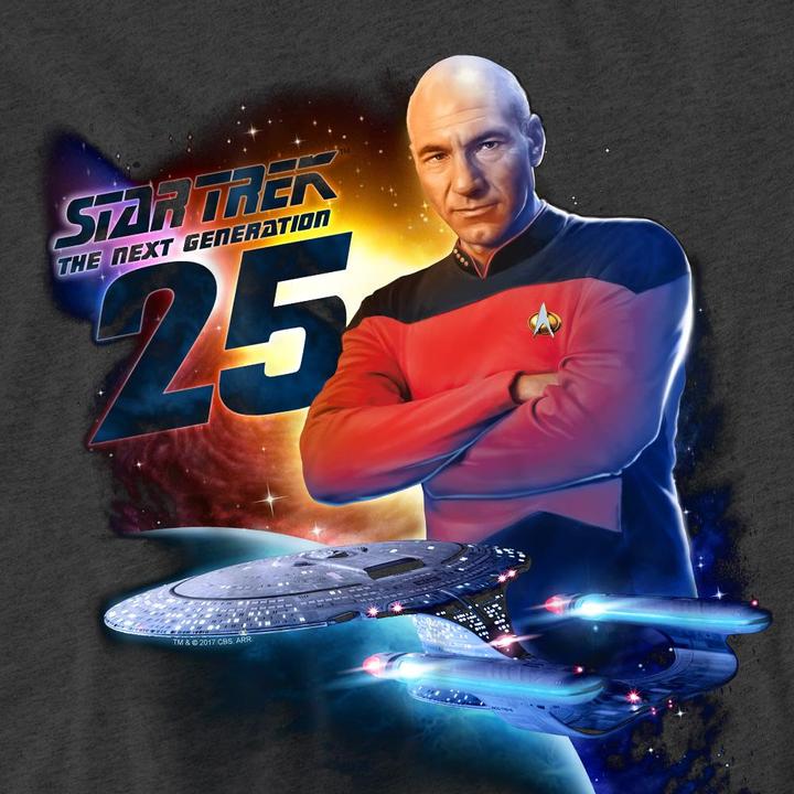 Actual product image Unisex Adult The Next Generation 25 T-Shirt (L)