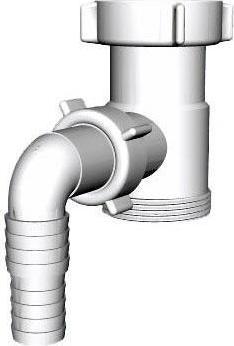 Actual product image Ani Plast OUTLET FOR WASHER ANI M110 1 1/2 X1 1/2 (Washing machine siphon)