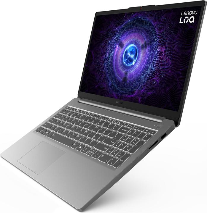 Lenovo LOQ 15 (83LK008TGE) (grau, Intel® Core? i5-12450HX, NVIDIA GeForce RTX 4050, 16 GB DDR5, 512