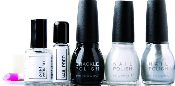 Produktbild Rio Crackle Nails Classic“ ( NCRC) (White, Black, Silver)