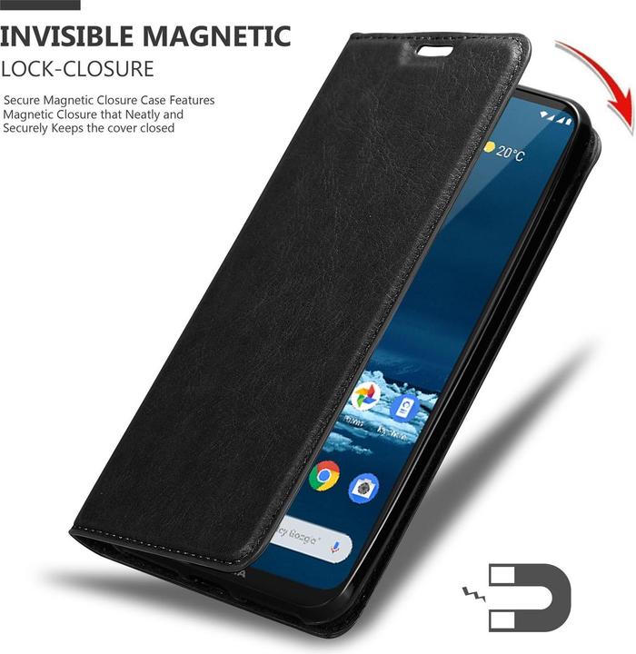 Image du produit Cadorabo Book Couverture magnétique invisible (Nokia 5.3)
