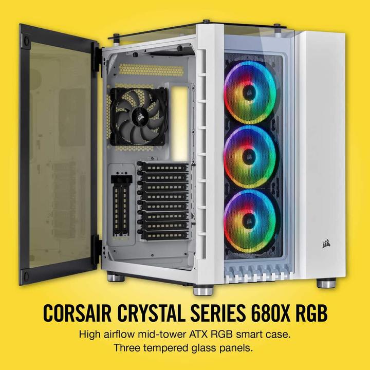 Actual product image Corsair 680X RGB (ATX, mATX, Mini-ITX, E-ATX)