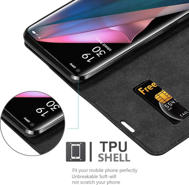 Immagine prodotto Cadorabo Libro Invis. Coperchio magnetico (Oppo Find X3 Pro)