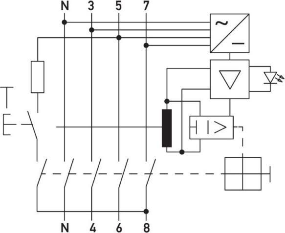 Actual product image Doepke GmbH Residual current circuit breaker all-current sensitive DFS4 025-4/0,30-B SK 4-pole 25/0,3A