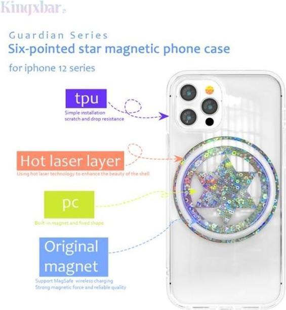 Actual product image Kingxbar Guardian Hexagram (Apple iPhone 12 Pro, Apple iPhone 12)
