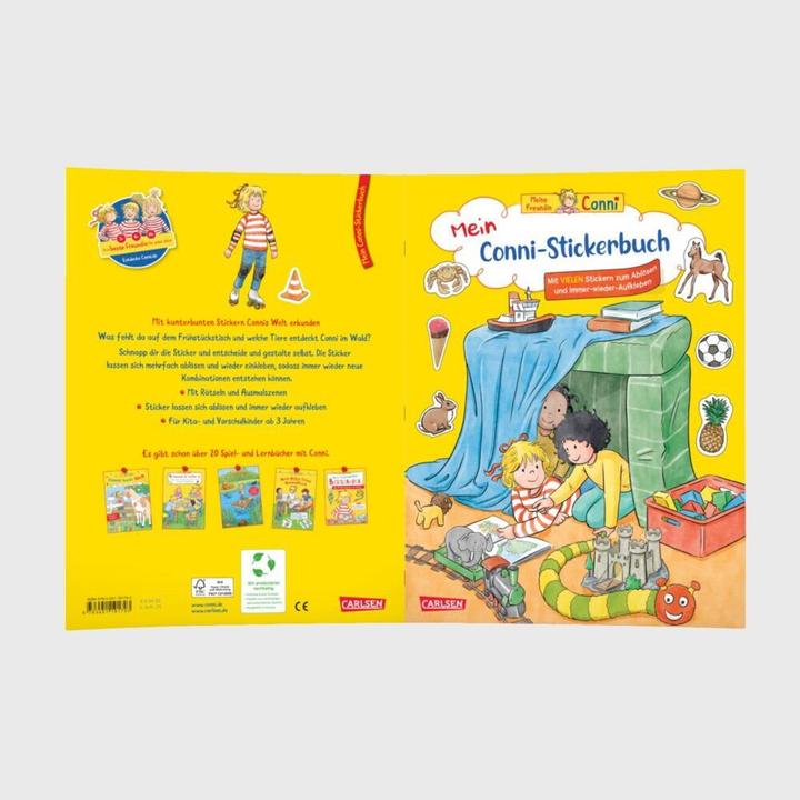 Image du produit Conni Gelbe Reihe (livre d'activités) : Mon livre d'autocollants Conni