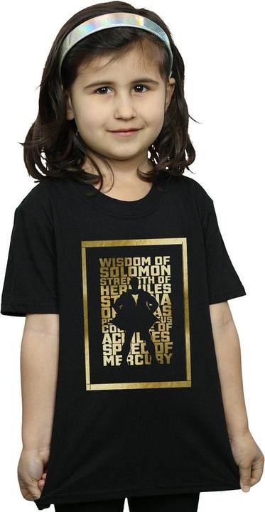 Image du produit - T-shirt SHAZAM GOLD TEXT - Fille (116)