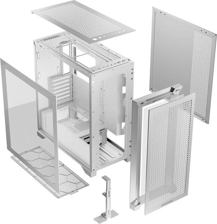Produktbild Modecom Computergehäuse VOLCANO EXPANSE T MIDI White (mATX, Mini-ITX)