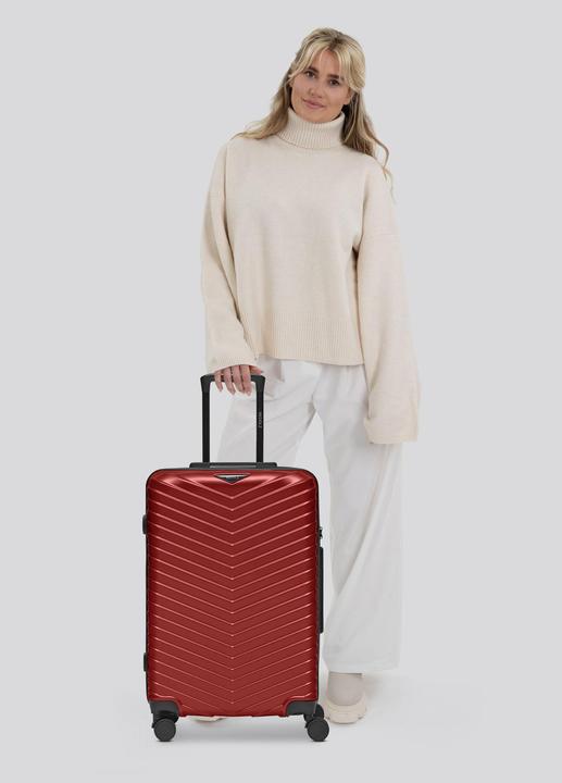 Actual product image Redolz Essentials 18 4-wheel trolley 66 cm with stretch fold (72 l, M (50 - 90l))